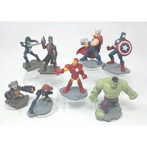 Disney Infinity Lot of 8 Marvel Game Characters Loose Figures
